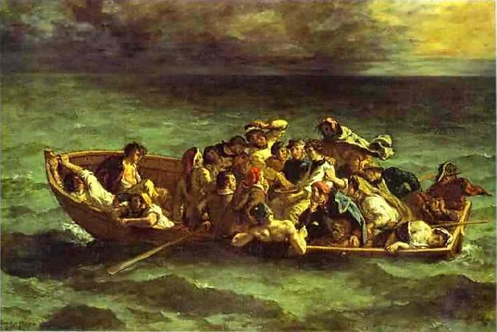 Eugene Delacroix The Shipwreck of Don Juan France oil painting art